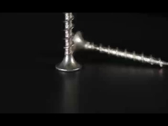 A2 Parafusos de aço inoxidável de montagem rápida / cabeça de trombeta parafusos de fio grosso