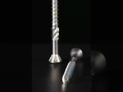 Parafusos de aço inoxidável A2 A4 Trox Drive, Tipo 17 Parafusos de revestimento com costelas Helix